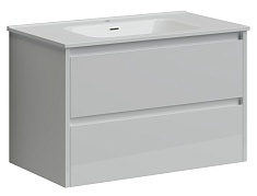 Sancos Тумба под раковину Libra 80 белый глянец