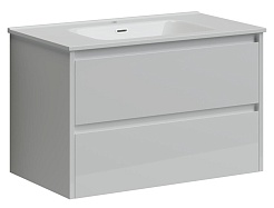 Sancos Тумба под раковину Libra 80 белый глянец – фотография-1