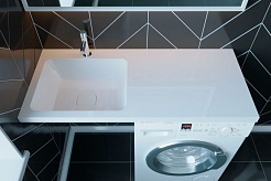 Stella Polare Раковина под стиральную машину Madera Kamilla 120 L – фотография-3