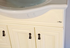 Misty Мебель для ванной Лувр 85 слоновая кость – фотография-9