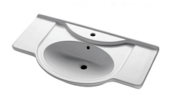 Opadiris Тумба с раковиной Клио 80 белый матовый – фотография-6