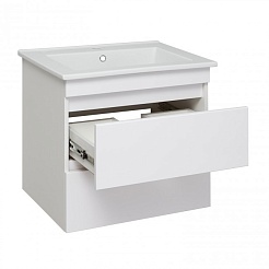 Runo Мебель для ванной Манхэттен 65 белая – фотография-11