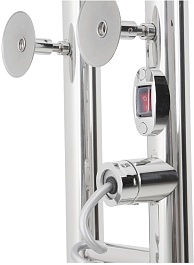 Domoterm Полотенцесушитель электрический Танго DMT 109-V2 14x92 EK L хром – фотография-3