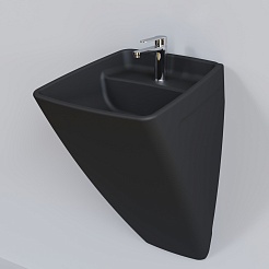 Ambassador Раковина Benefit 47.5 черная матовая – фотография-3