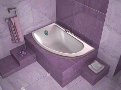 Marmo Bagno Ванна из литьевого мрамора Альба L – фотография-6