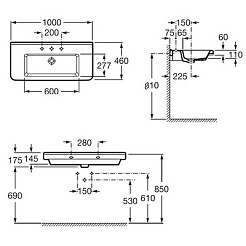 Roca Раковина "DAMA" 327780000 – фотография-3