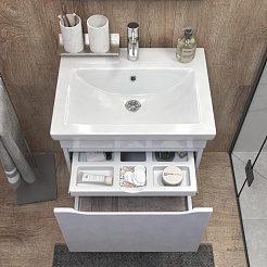 Vigo Мебель для ванной Grani 600-0-1 подвесная белая – фотография-4