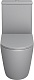 Grossman Унитаз компакт Color GR-4480GLMS светло-серый матовый – фотография-12