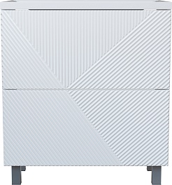 Mixline Тумба с раковиной Вектор 75 белая – фотография-1