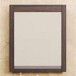 Opadiris Зеркало для ванной Лаварро 80 венге – фотография-1