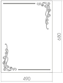Mixline Зеркало Шарм Винтаж 49 – фотография-2