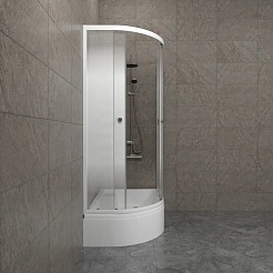 Triton Душевой уголок Коралл Лайт В правый 120/80 Щ0000068952 – фотография-5