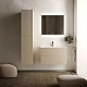 Sancos Тумба с раковиной Snob R 80 beige soft раковина CN7012 – фотография-13