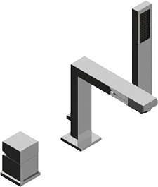 Cezares Смеситель LEVICO-BVD-01-Cr на борт ванны – фотография-1