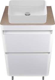 Style Line Мебель для ванной напольная Атлантика 60, антискрейч, столешница MI01 – фотография-2