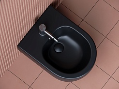 Ceramicanova Подвесное биде Play CN3002MB чёрное матовое – фотография-5
