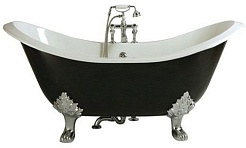 Фэма Чугунная ванна "Julietta", ножки хром, покрытие хром, золото или бронза – фотография-7