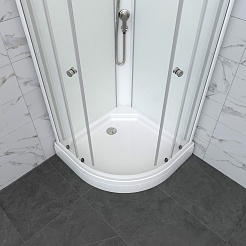 Triton Душевая кабина Экстра 88x88 А без крыши – фотография-4