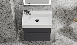 Jorno Тумба под раковину Folk 55 антрацит – фотография-4