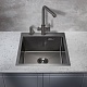 Milacio Мойка кухонная Denia 46 Steel вороненая сталь – картинка-11