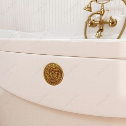 Фэма Ванна из литьевого мрамора Франческа (фурнитура бронза) – фотография-5