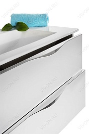 Водолей Мебель для ванной Марко 75 R белая – фотография-22