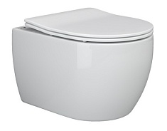 Ceramicanova Подвесной унитаз Play Rimless CN3001 белый
