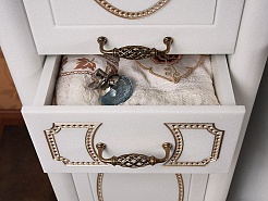 Водолей Пенал для ванной "Анжелика 50" F-1 R чёрный – фотография-5