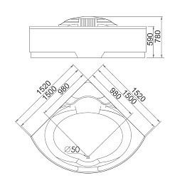 Gemy Акриловая ванна G9082 B – фотография-4