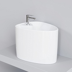 Ambassador Раковина накладная Kingston 58 белая – фотография-2