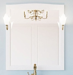 ValenHouse Зеркало Эллина 85 белое – фотография-1