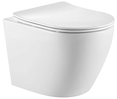 Iberica Blanca Унитаз подвесной Bilbao Alto безободковый, с микролифтом