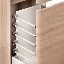 Vivon Пенал Atwood 35 L с корзиной дерево левосторонний – фотография-9