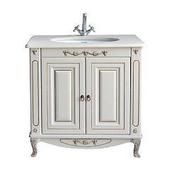 Атолл Мебель для ванной "Верона 85 К" дорато – фотография-2