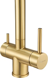 Milacio Смеситель для кухни Ultra MCU.558.GD золото – фотография-3