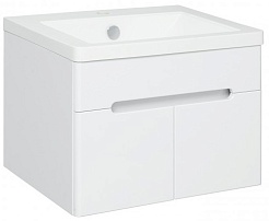 Runo Тумба для умывальника Парма 60 подвесная, 2 двери – фотография-1