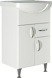 Mixline Тумба под раковину Комфорт 52 белая – фотография-1