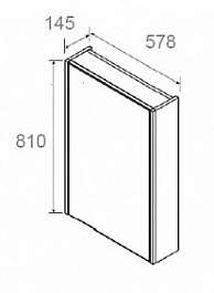 Roca Мебель для ванной Up 60 L – фотография-6
