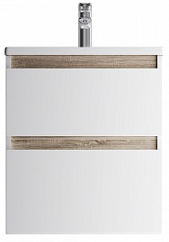 Am.Pm Тумба с раковиной X-Joy 55 белый глянец, подвесная – фотография-1