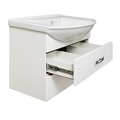 Runo Тумба с раковиной Рига 65 подвесная – фотография-5