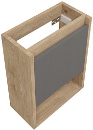 Teymi Тумба под раковину Nura 37 подвесная дуб/графит – фотография-1