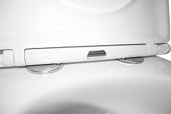 Azario Унитаз подвесной Teramo AZ-0052-UQ3 безободковый белый – фотография-11