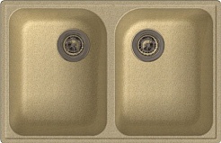 Granfest Мойка кухонная Quarz GF-Z15 Бежевый – фотография-1