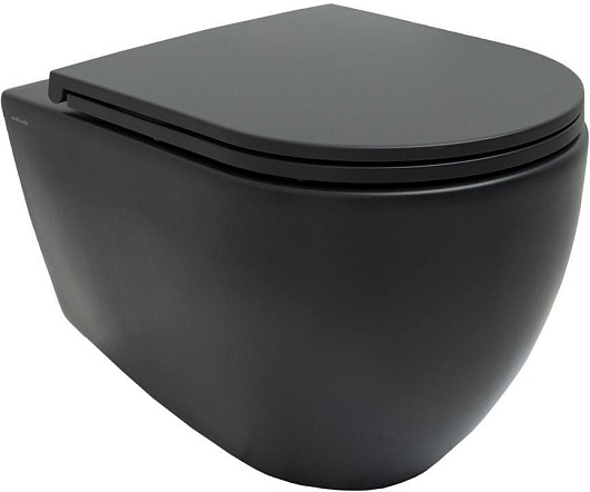 Allen Brau Чаша подвесного унитаза Reality 4.32006.31 чёрный матовый – фото-1
