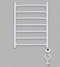 Domoterm Полотенцесушитель Калипсо П7 500x700 E R белый – фотография-3