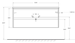 BelBagno Тумба с раковиной Kraft 120 подвесная Pino Pasadena – фотография-10