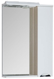 Aquanet Зеркальный шкаф "Гретта 60" светлый дуб – фотография-1