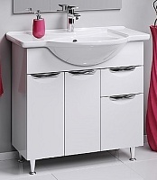 Aqwella Тумба для умывальника Эколайн 85