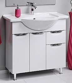 Aqwella Тумба для умывальника Эколайн 85 – фотография-1