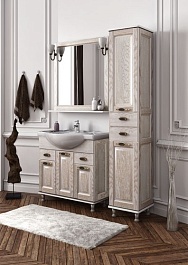 Aquanet Зеркало для ванной Тесса 85 жасмин/золото – фотография-5